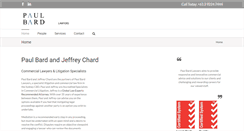 Desktop Screenshot of paulbard.com.au