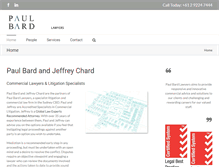 Tablet Screenshot of paulbard.com.au